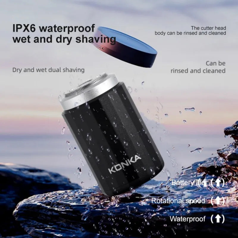 Rechargeable Mini Waterproof Electric Razor