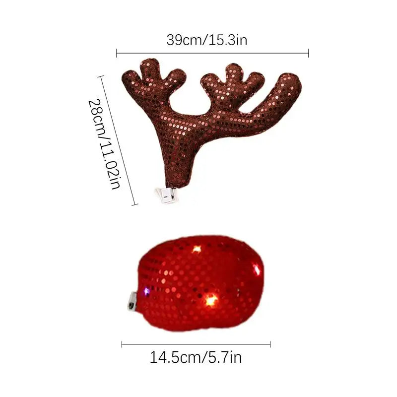 Christmas Reindeer Antlers For Cars