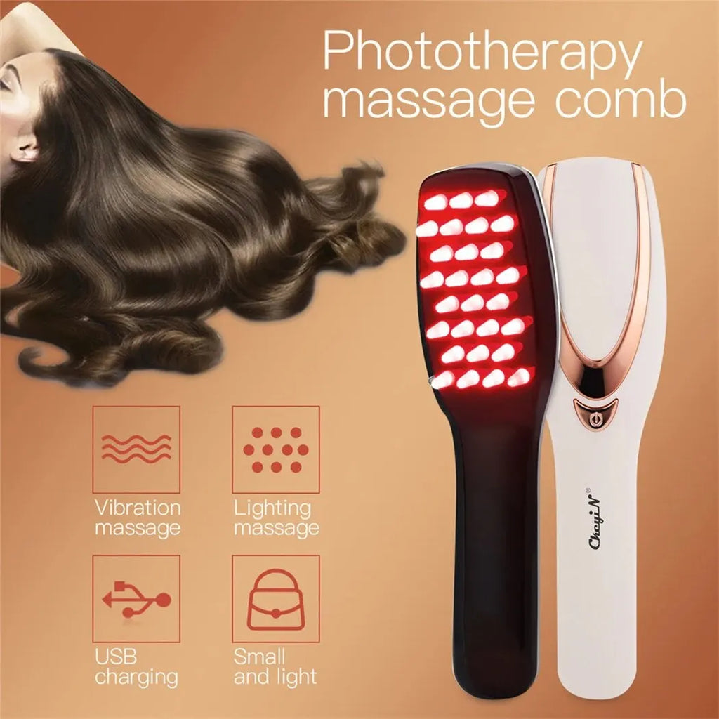3 in 1 Phototherapy LED Massage Comb
