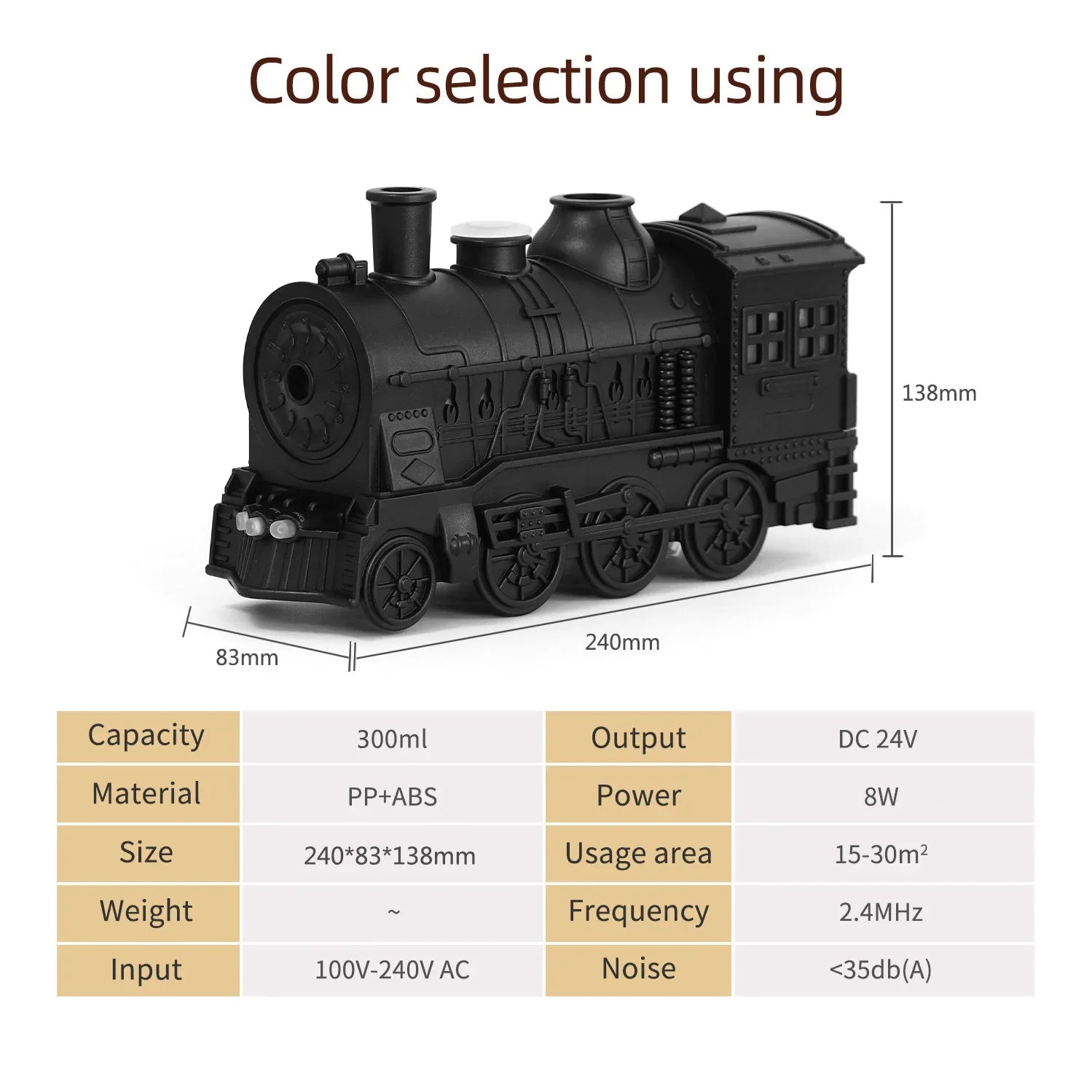 Train Aromatherapy Air Humidifier