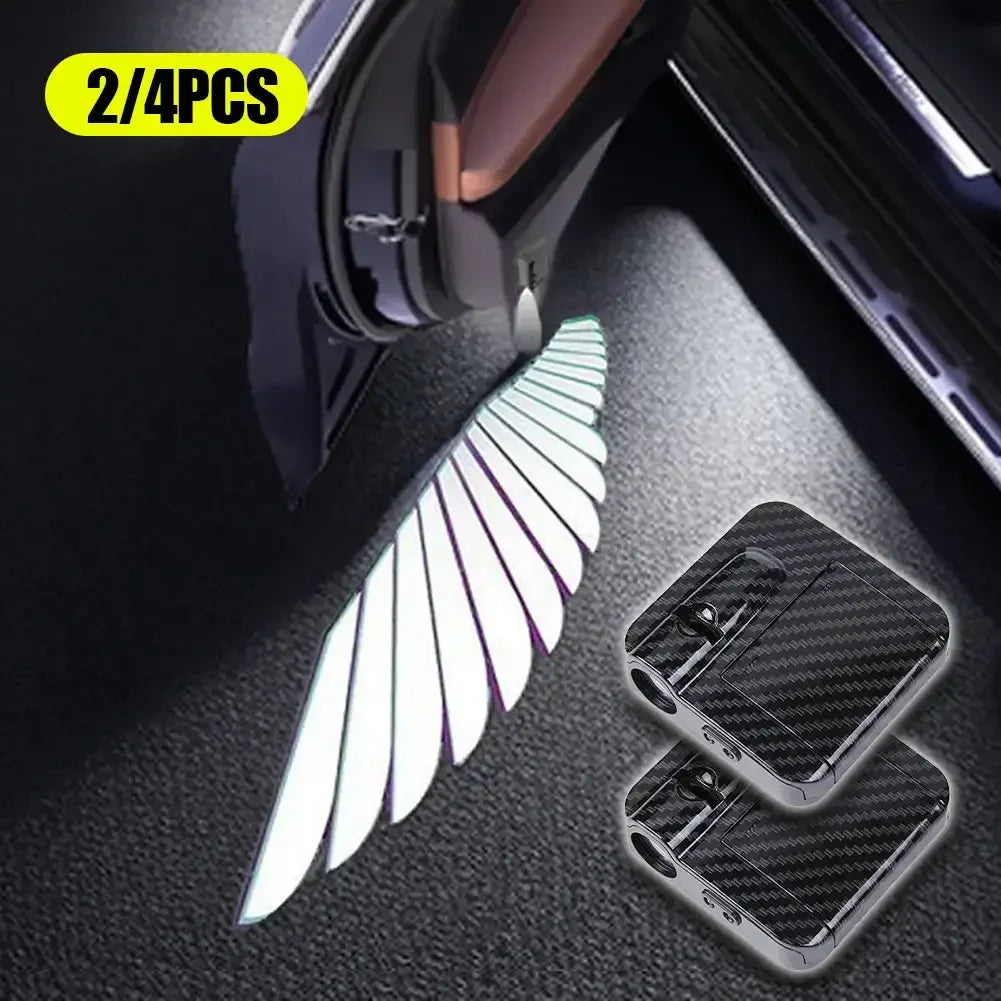 Wireless Angel Wings Car Door Projector