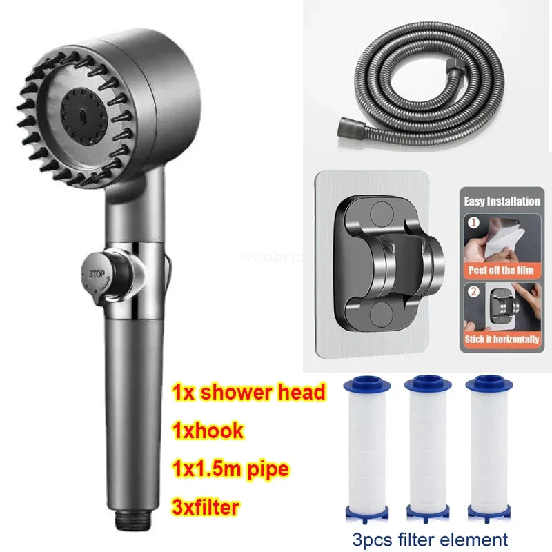 HydroBlast Shower Massager