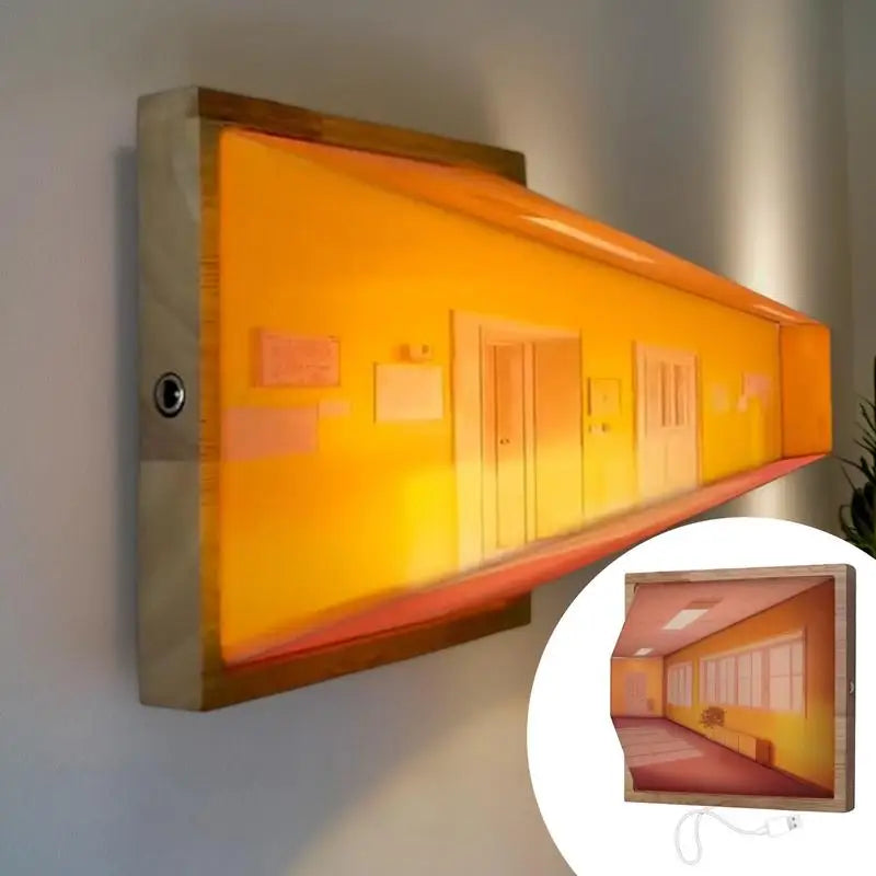 3D LED Illusion Wall Lamp