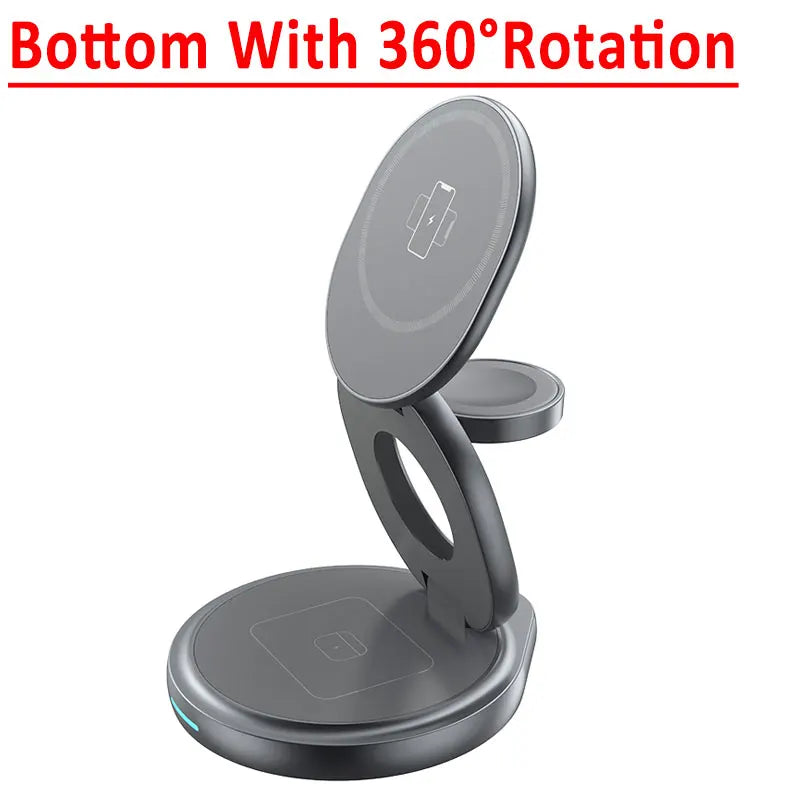 3 in 1 Foldable Magnetic Wireless Charger