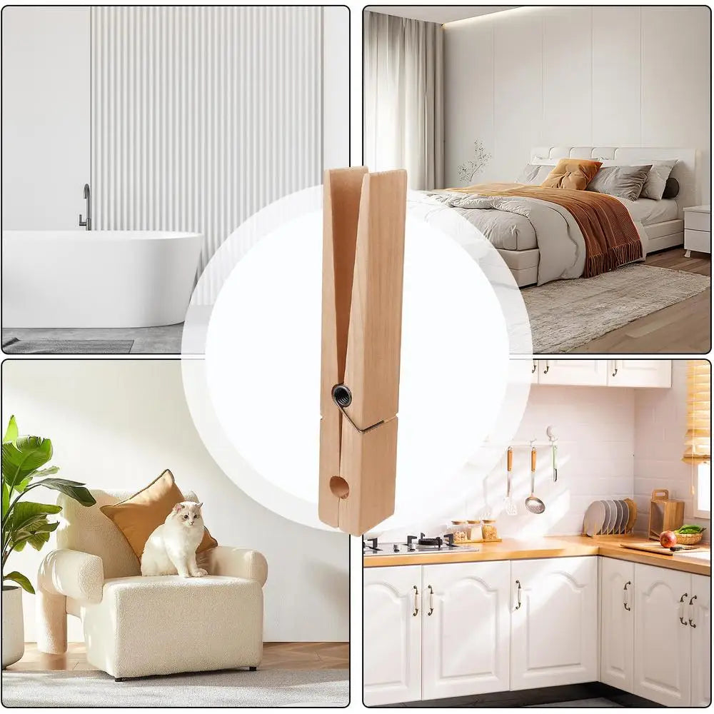 Giant Wooden Towel Holder