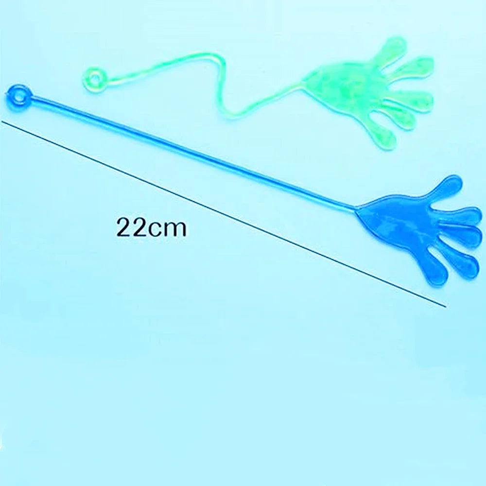 Multicolor Sticky Palm Toys - 30Pcs
