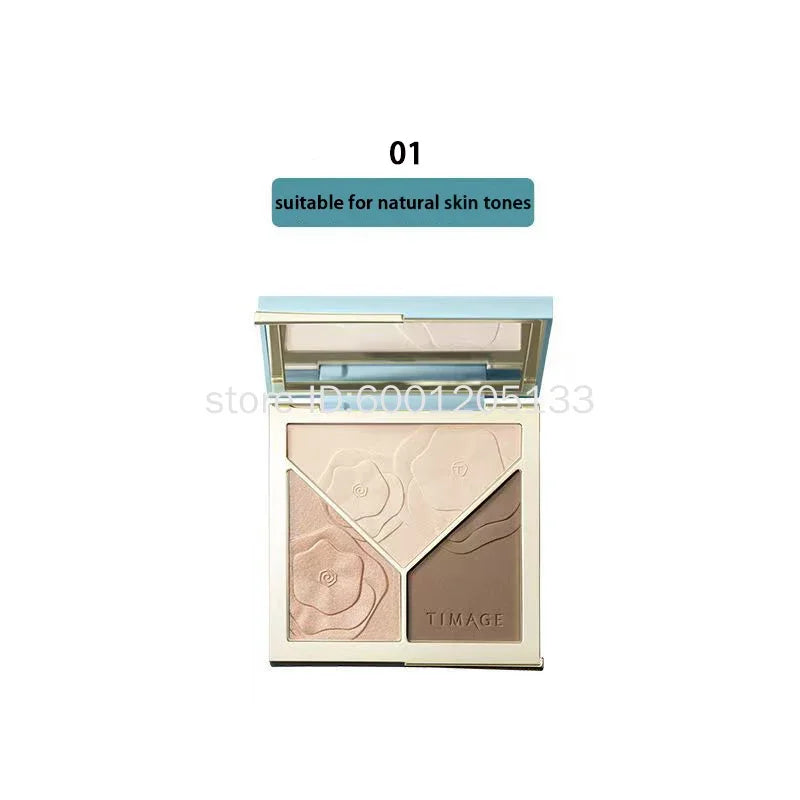 Three-Dimensional 3 in 1 Contouring Palette