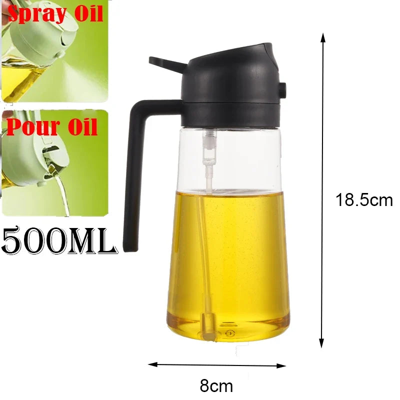 2 in 1 Oil Sprayer Bottle