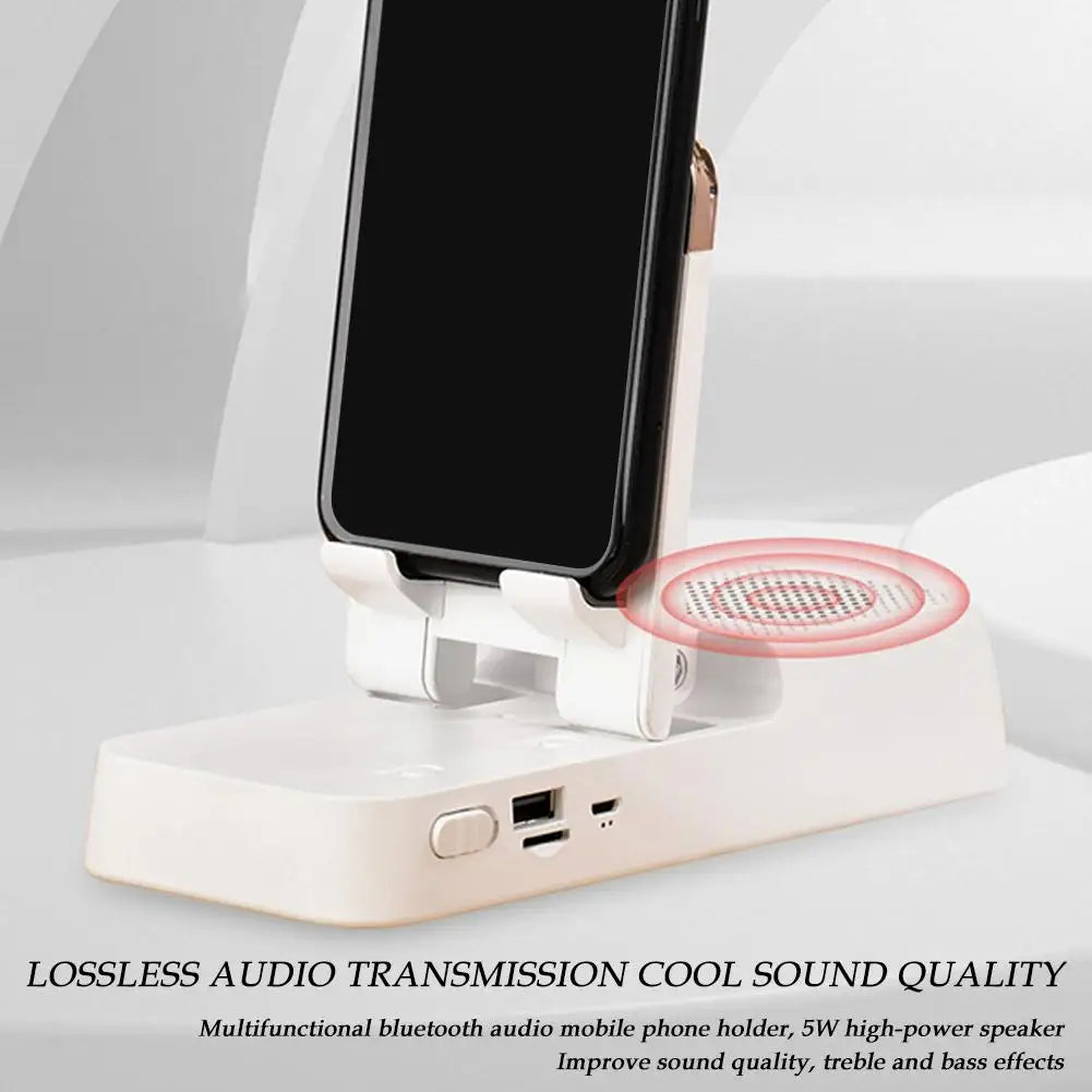 Mobile Holder With Wireless Speaker