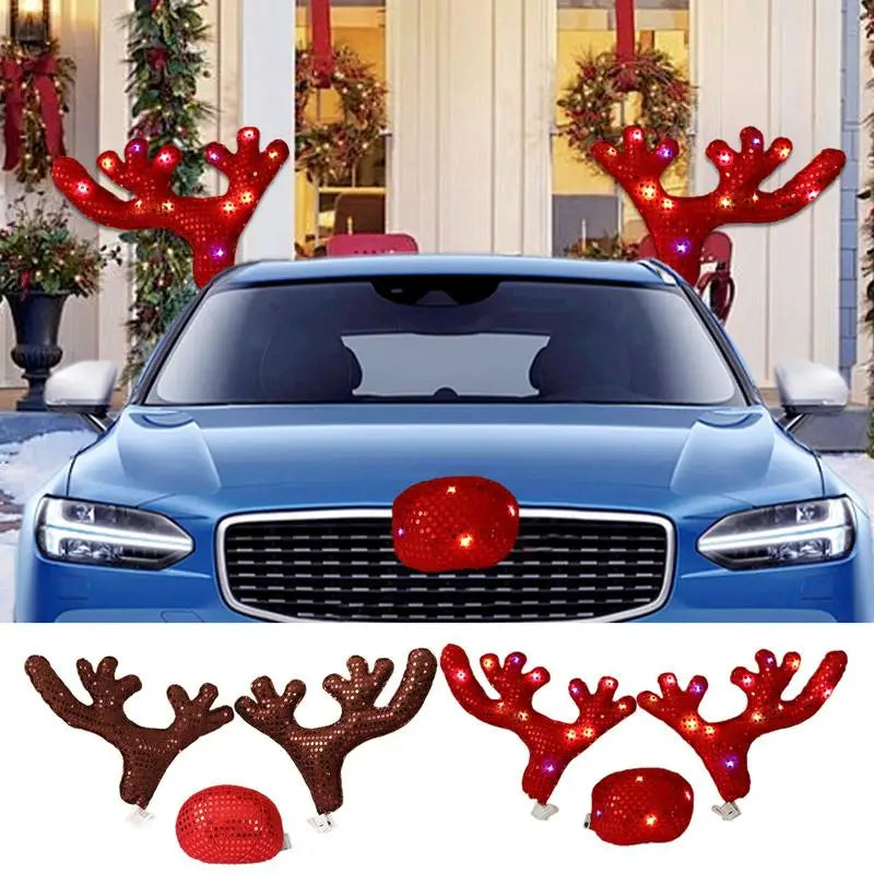 Christmas Reindeer Antlers For Cars