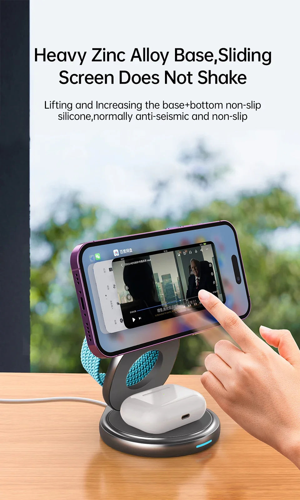 3 in 1 Foldable Magnetic Wireless Charger
