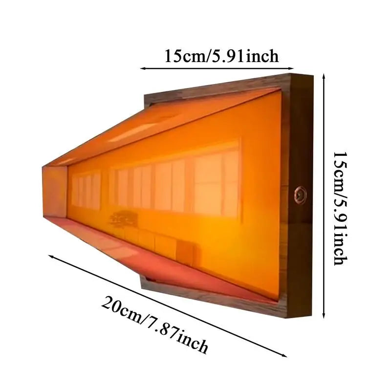3D LED Illusion Wall Lamp