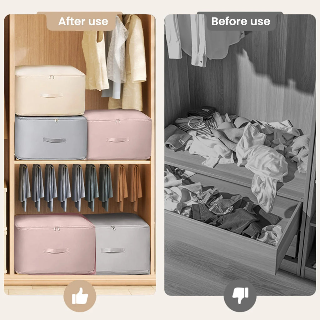Ultra Space Saving Self Compression Organizer Bags