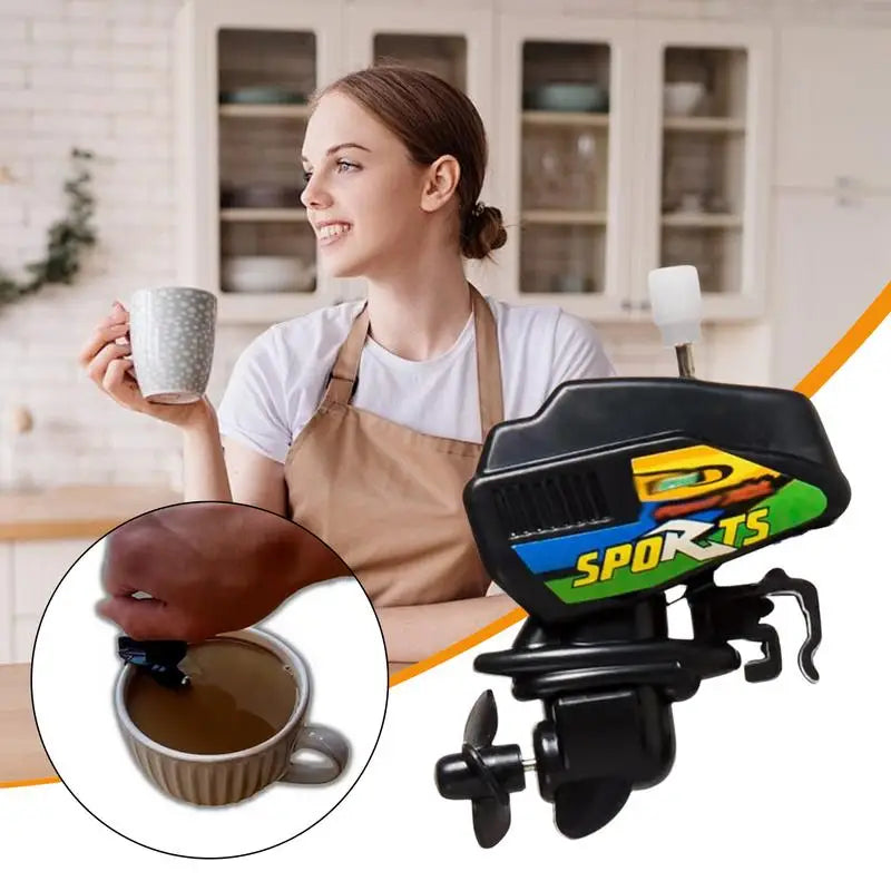 Boat Motor Coffee Stirrer
