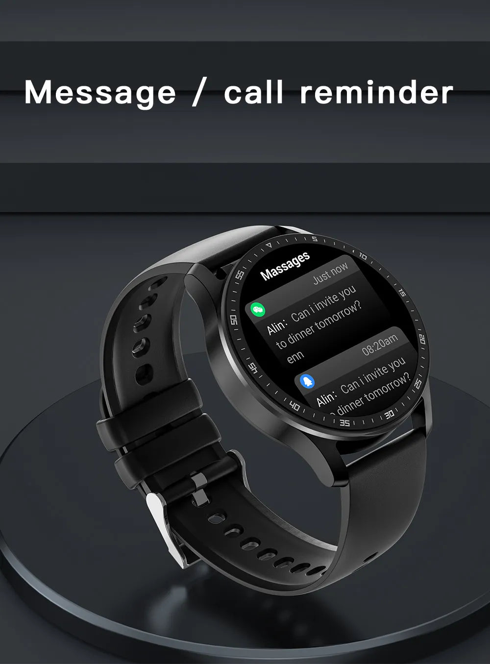 Two In One  Smart Watch With Bluetooth Earbuds