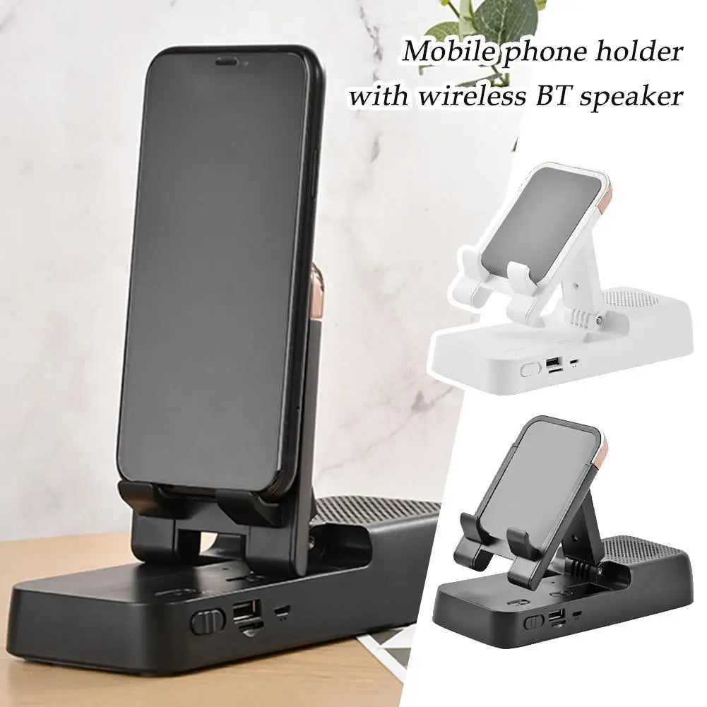 Mobile Holder With Wireless Speaker