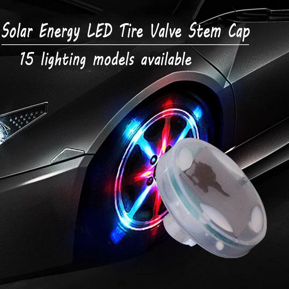 RGB Car Wheel Valve Cap Light