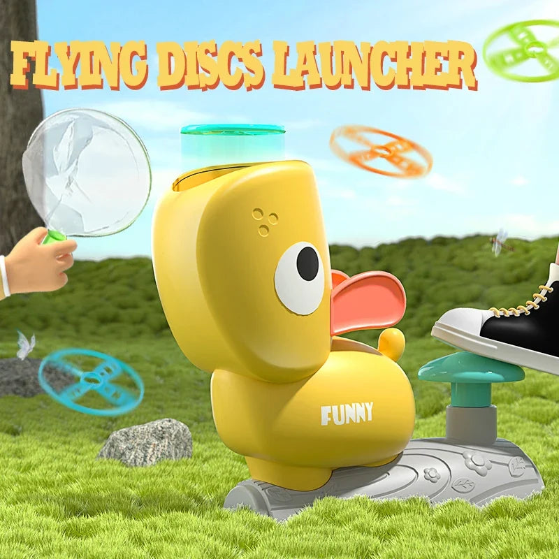 Flying Disc Launcher Toy