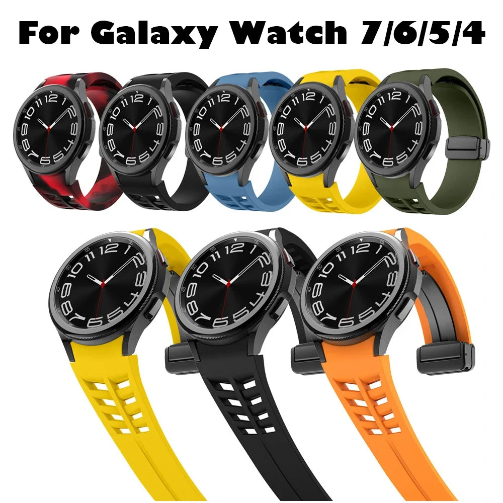 Magnetic Silicone Watch Strap