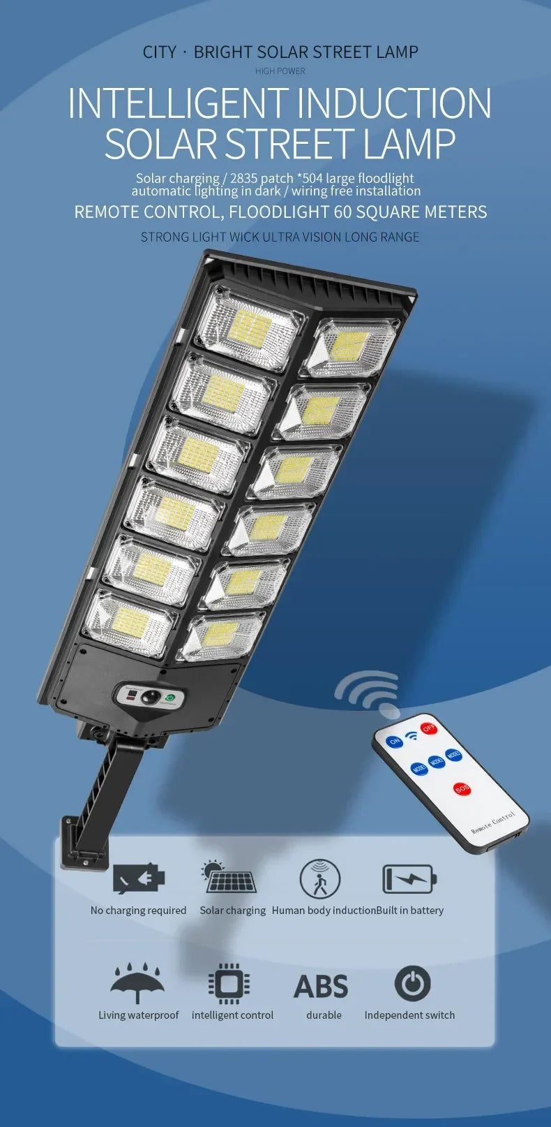 Solar Waterproof LED  Street Light