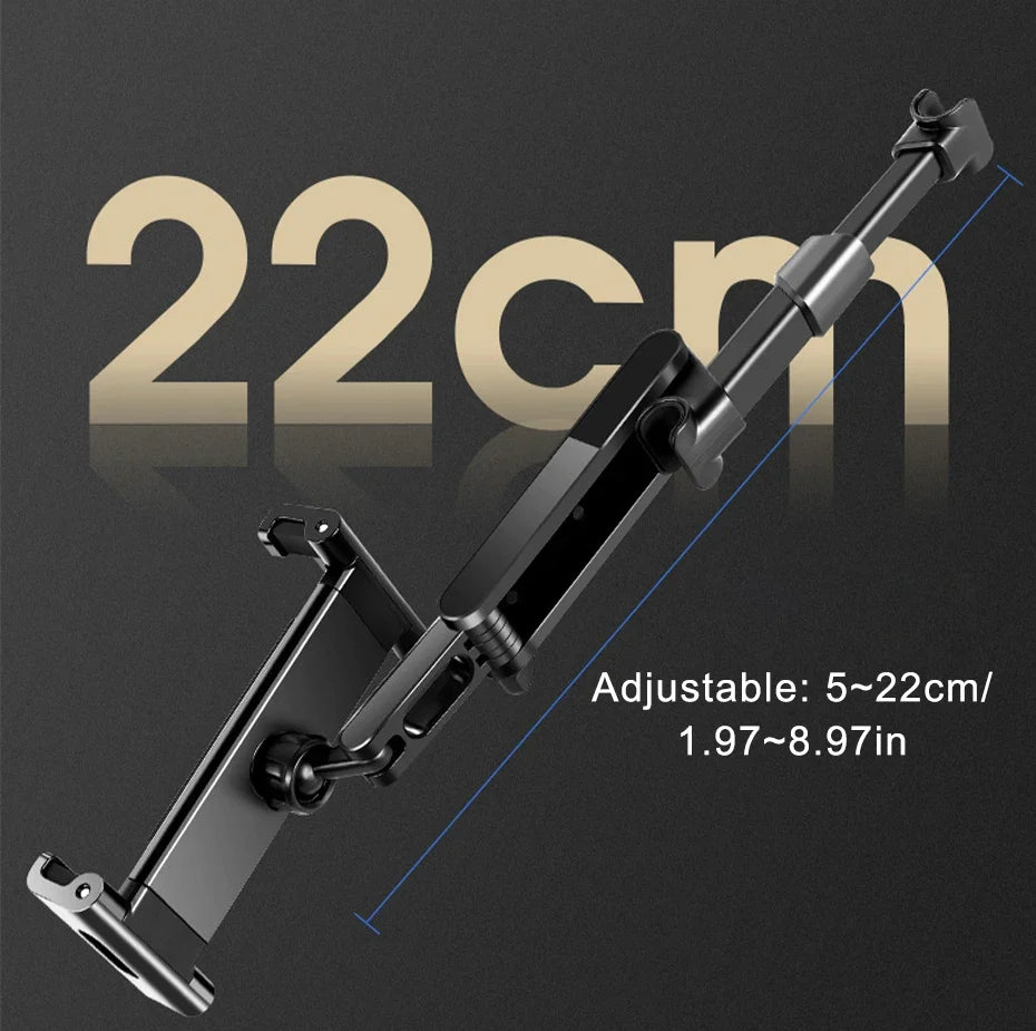 Telescopic Retractable Car Headrest Mount Phone Holder