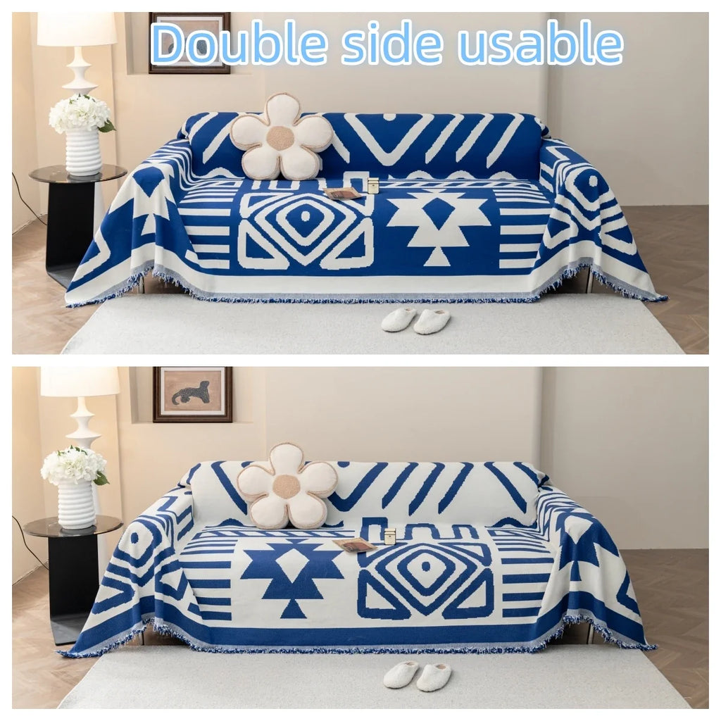 Sofa Towel With Tassels