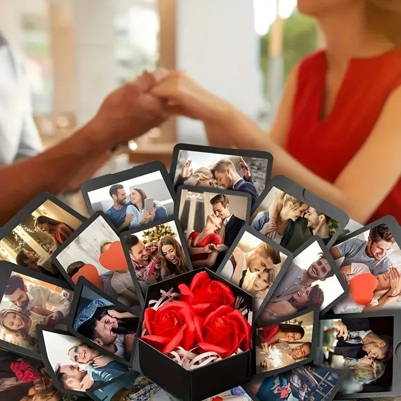 Hexagon Photo Explosion Box