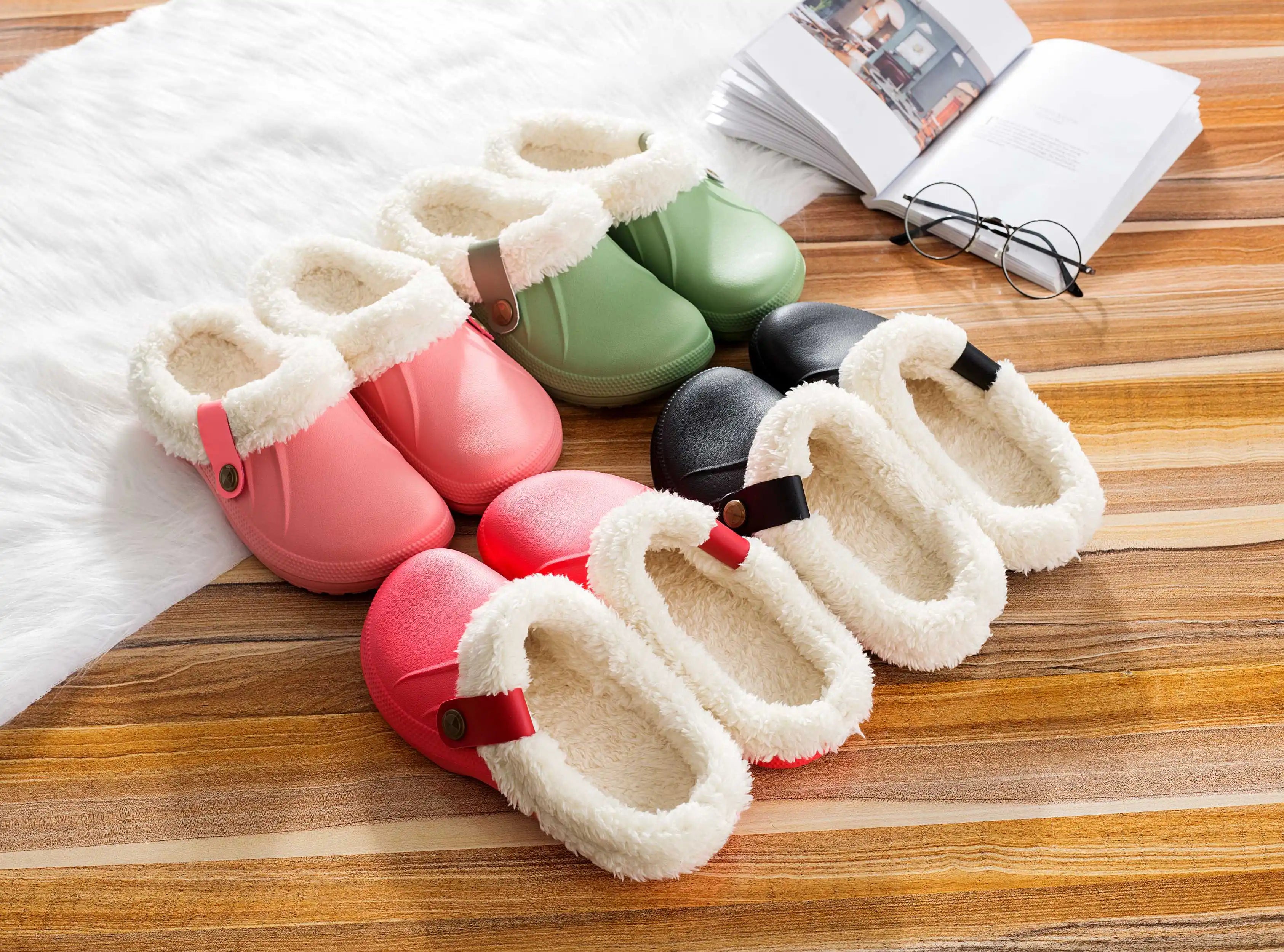 Antiskid Fuzzy Plush Walkers