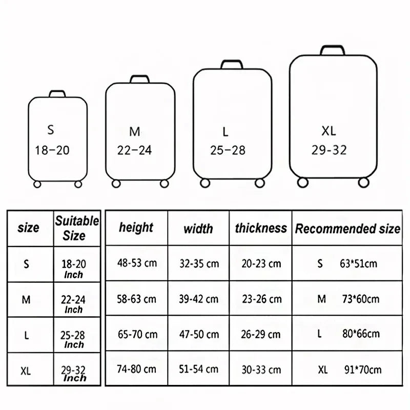 Elastic Protective Trolley Cover