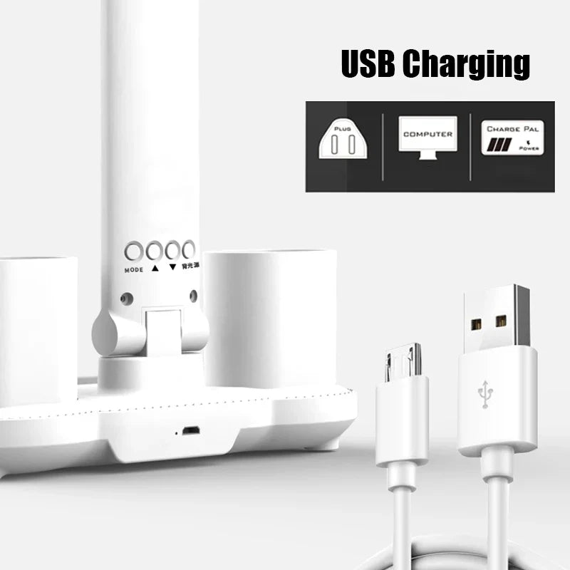 Multifunctional 3 in 1 Desk LED Lamp