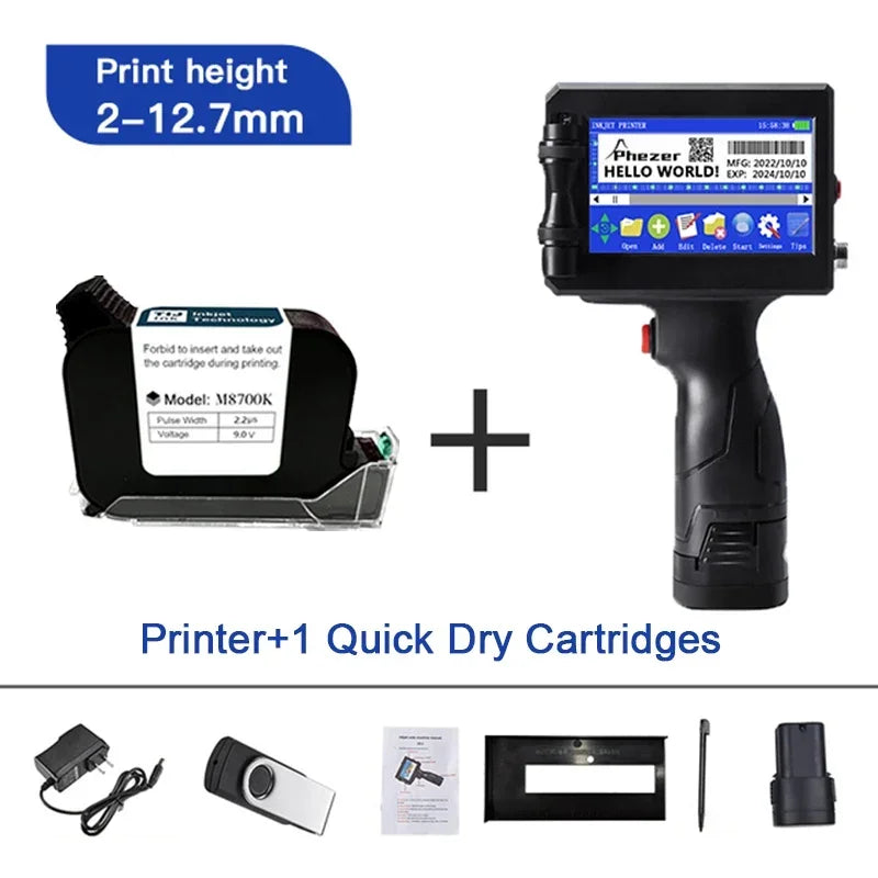 Handheld Inkjet Label Printer