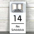 Solar House Address Sign Light