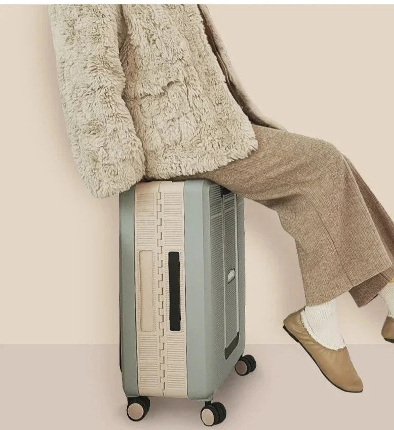 Foldable Space-Saving Travel Trolley