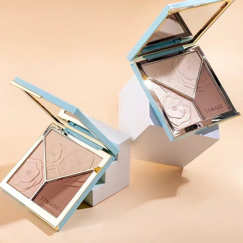 Three-Dimensional 3 in 1 Contouring Palette