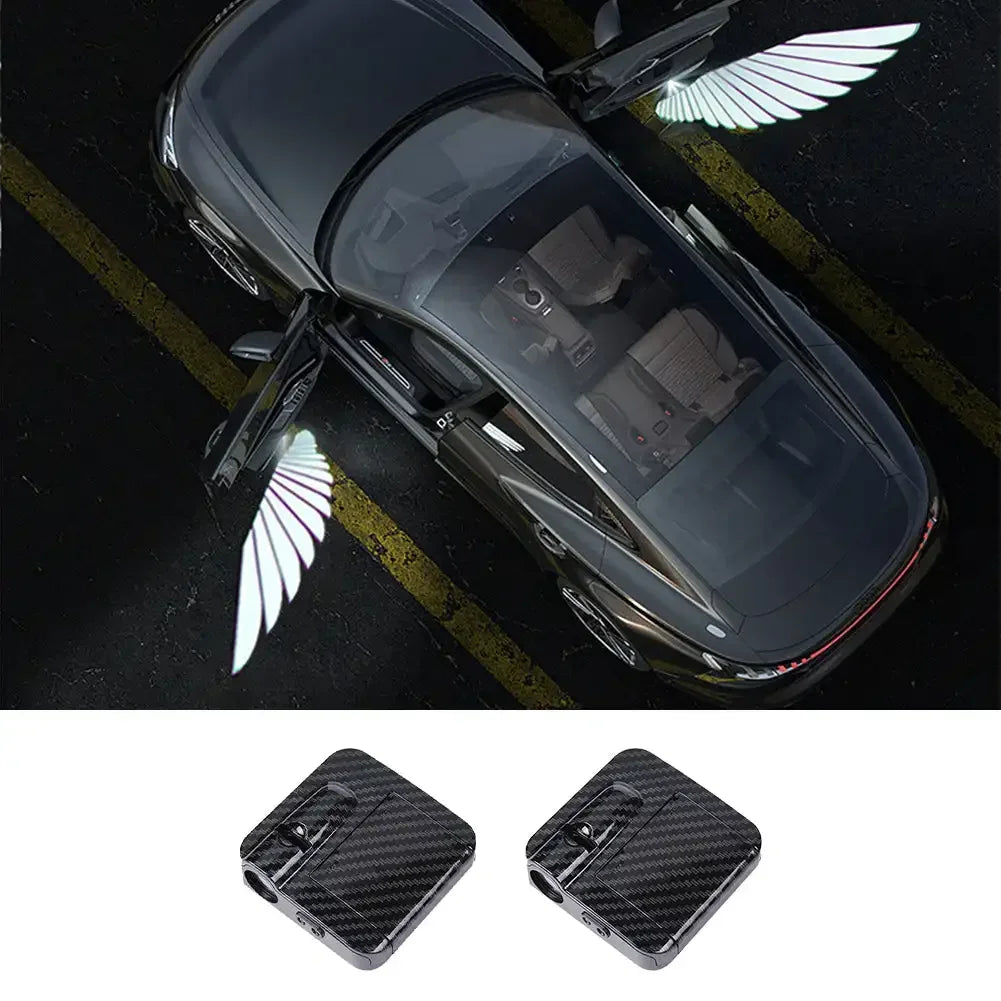 Wireless Angel Wings Car Door Projector