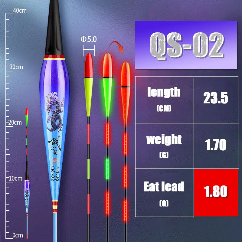 Electronic Float LED Fishing Rod