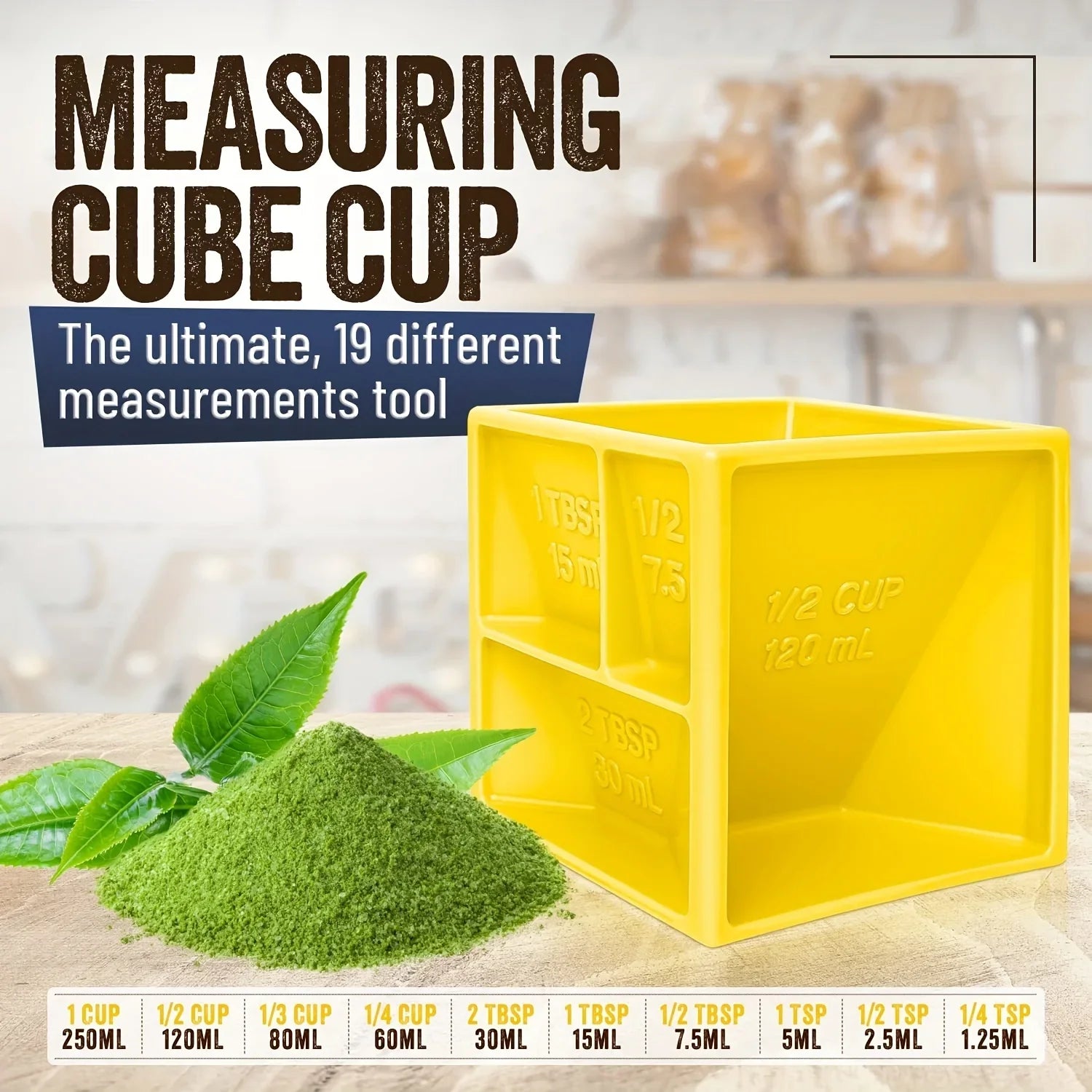 Multi Measuring Cube Cup