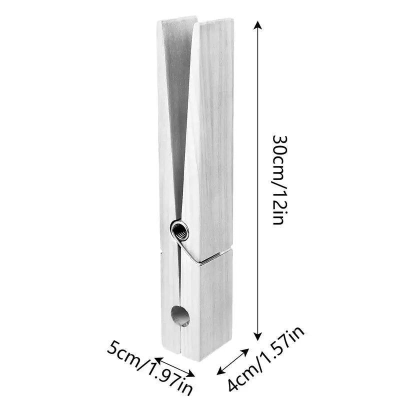 Giant Wooden Towel Holder