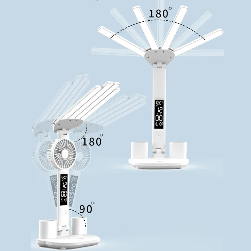 Multifunctional 3 in 1 Desk LED Lamp