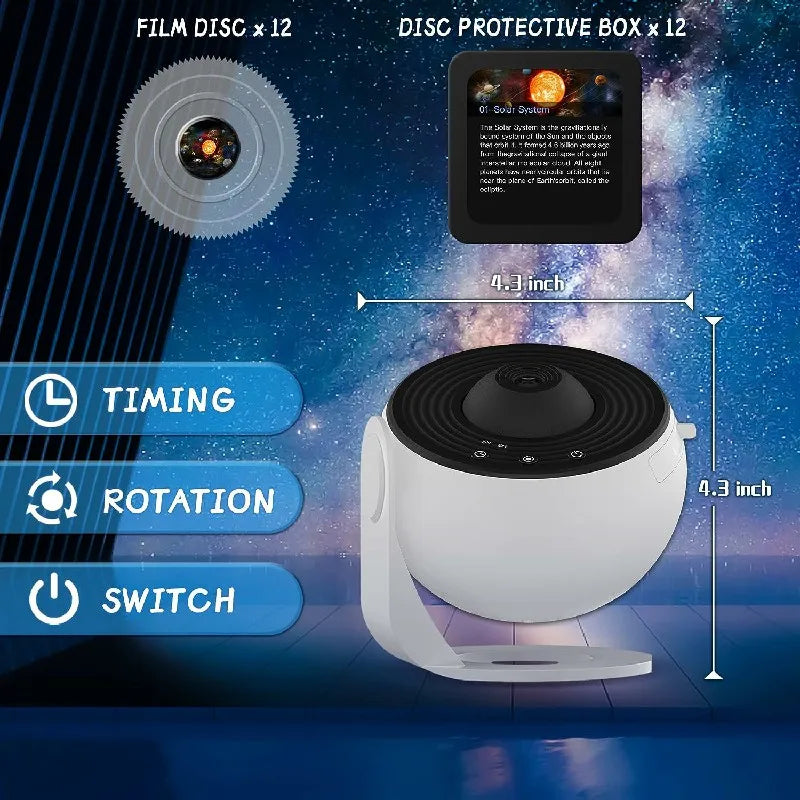 360° Rotate Planetarium Projector Night Lamp