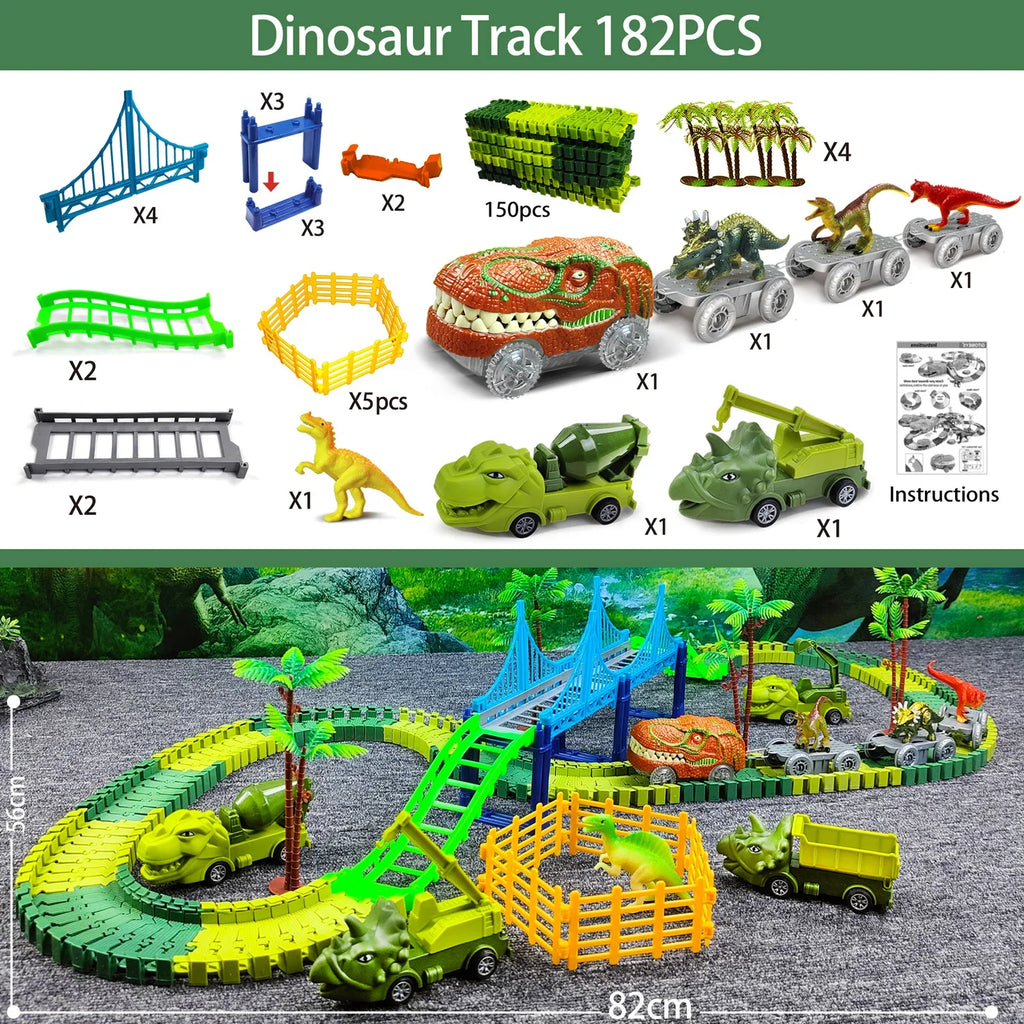Electric Magic Climbing Dinosaur Track Toy