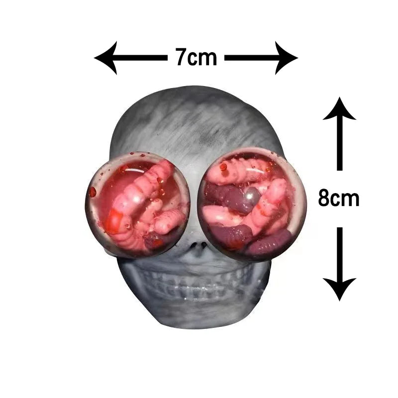 Skull Head Squeeze Fidget Toy