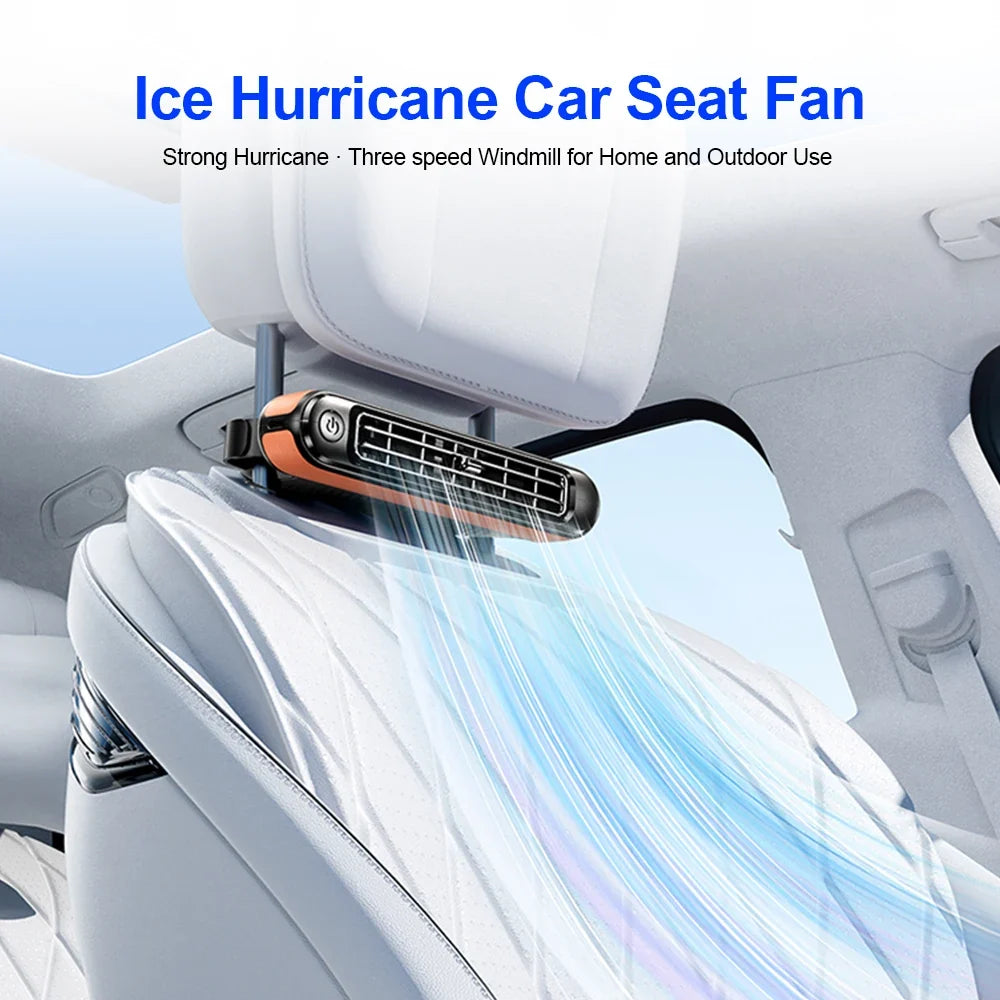 USB Turbo Car Seat Cooling Fan
