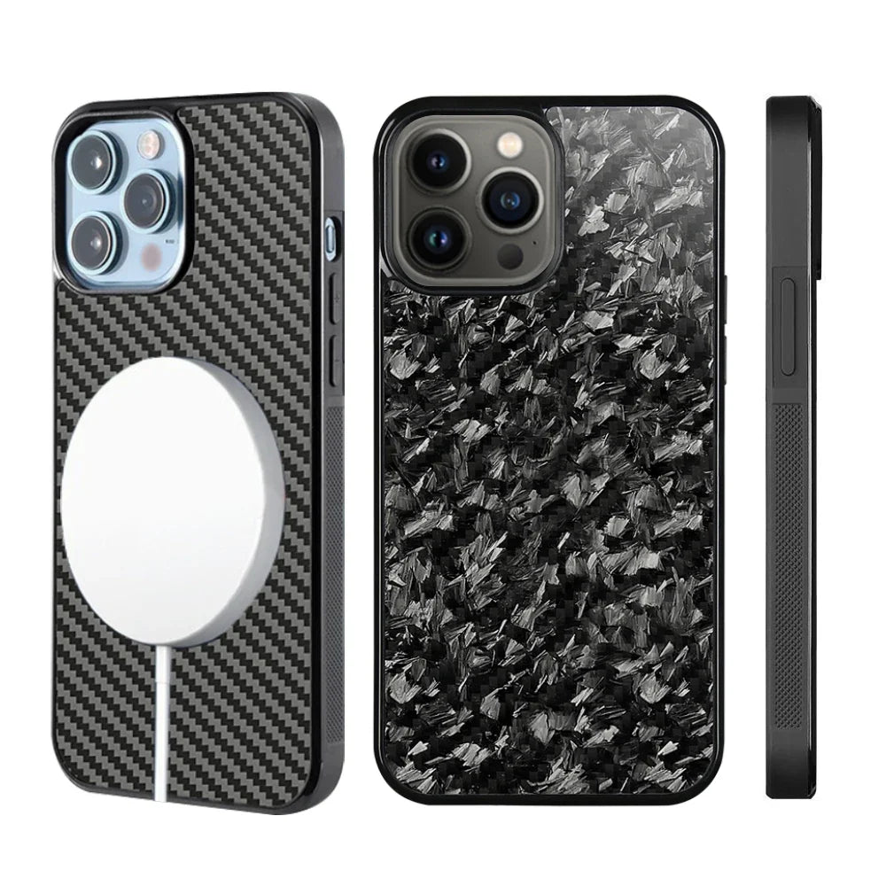 Magsafe Carbon Fiber Shockproof iPhone Case