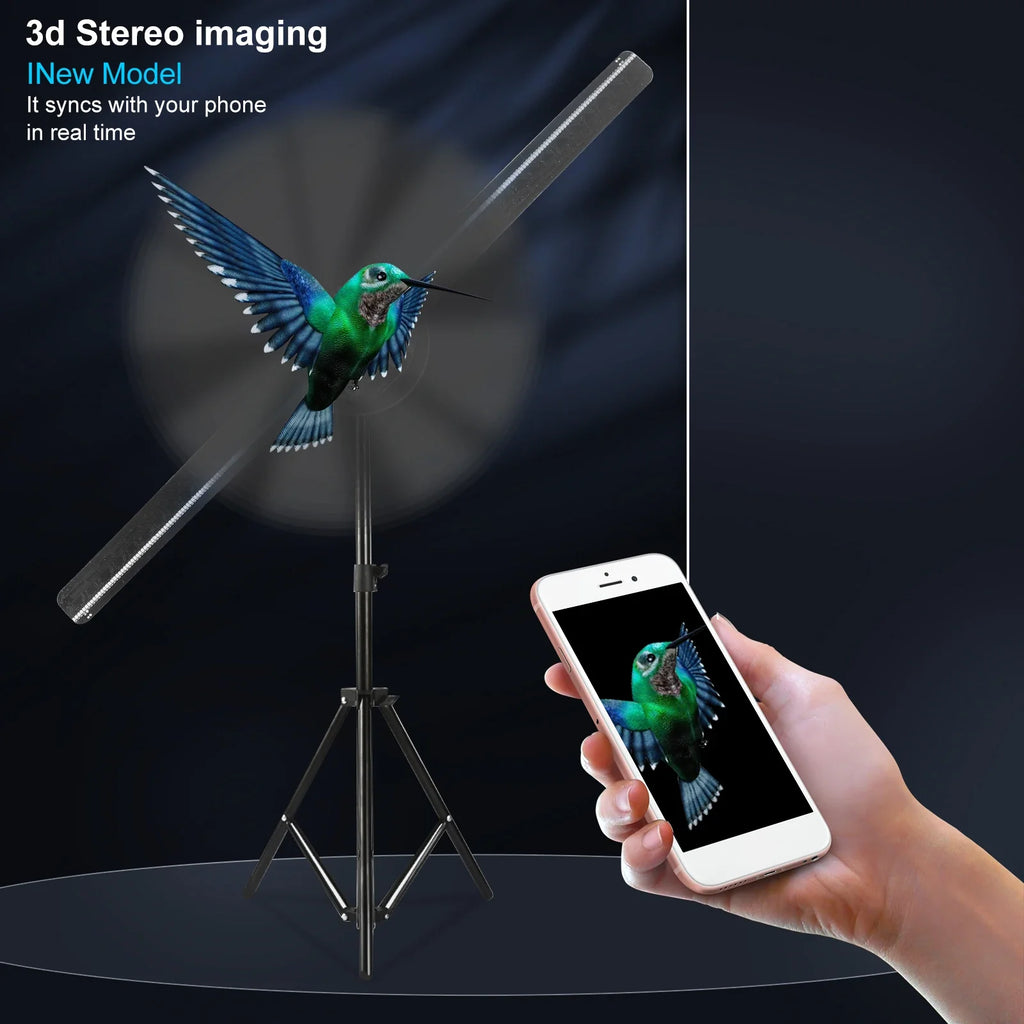 3D Holographic LED Fan Projector
