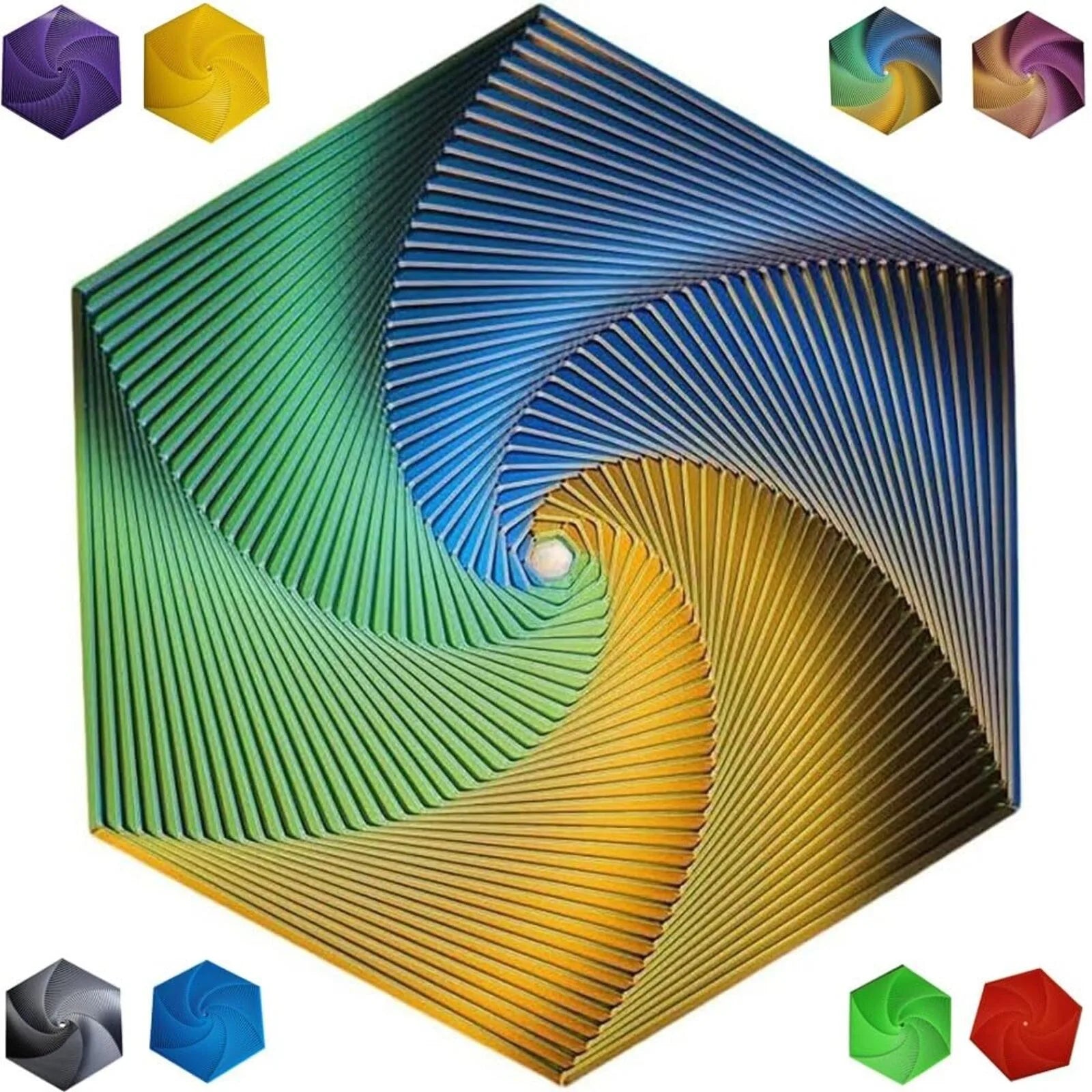 Mini SpiralWave Fidget Illusion