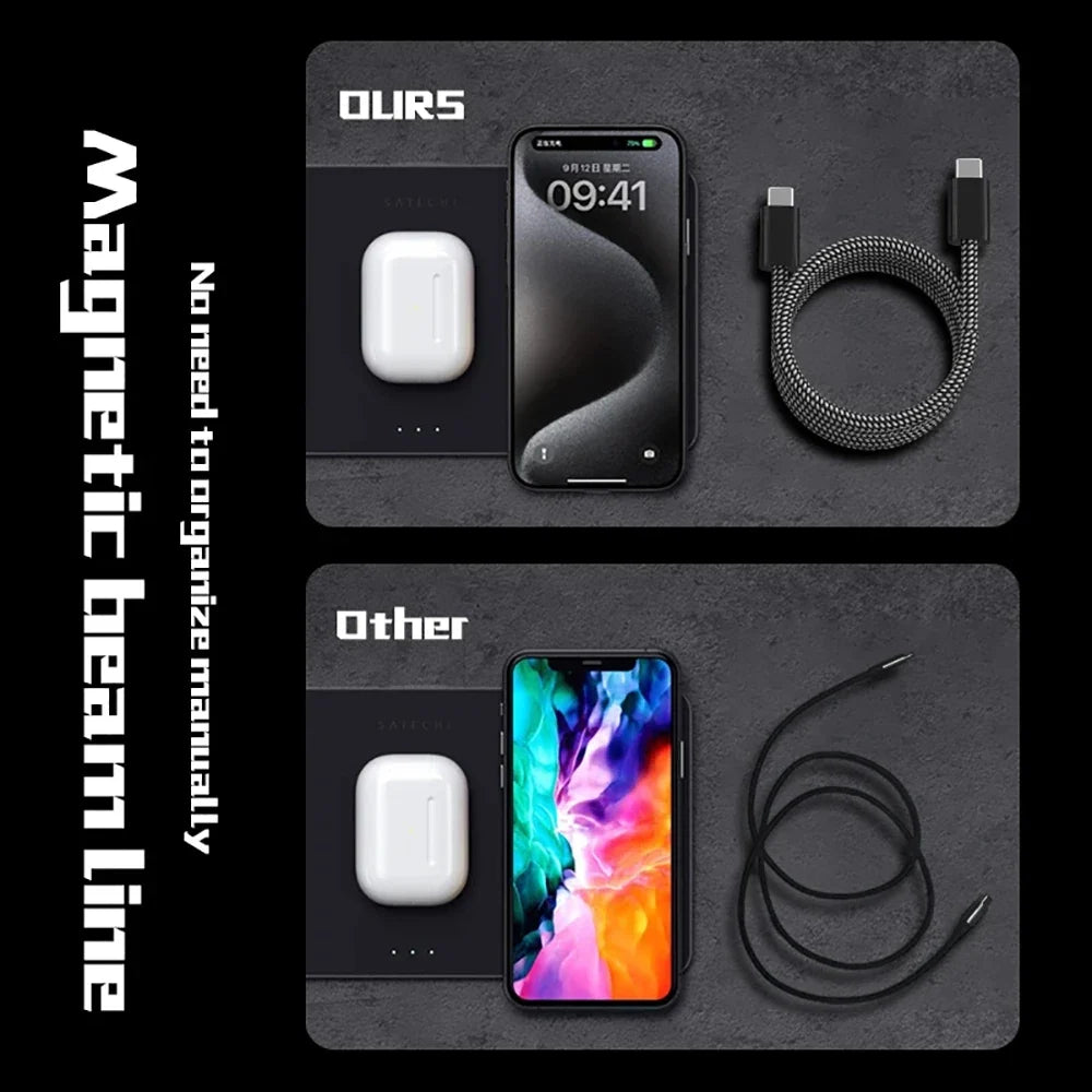 Magnetic Retractable Fast Charging Data Cable