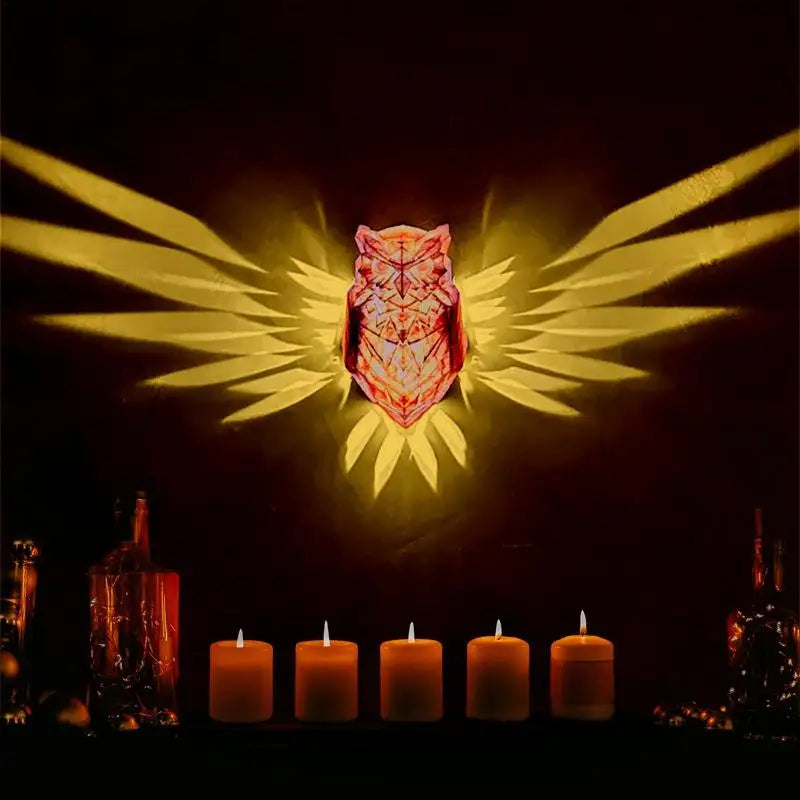 3D Resin LED Wall Light