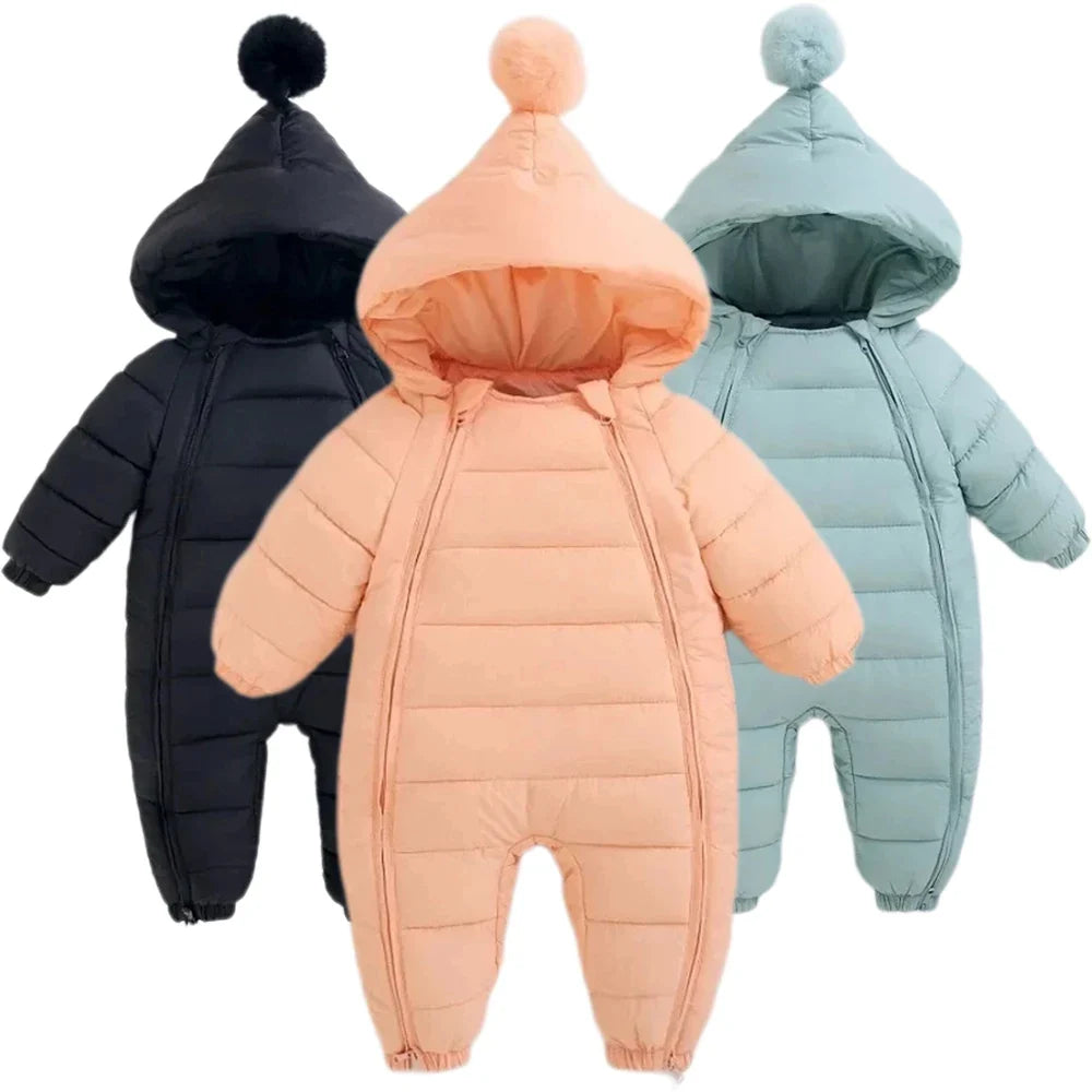Baby Winter Hooded Jumpsuit