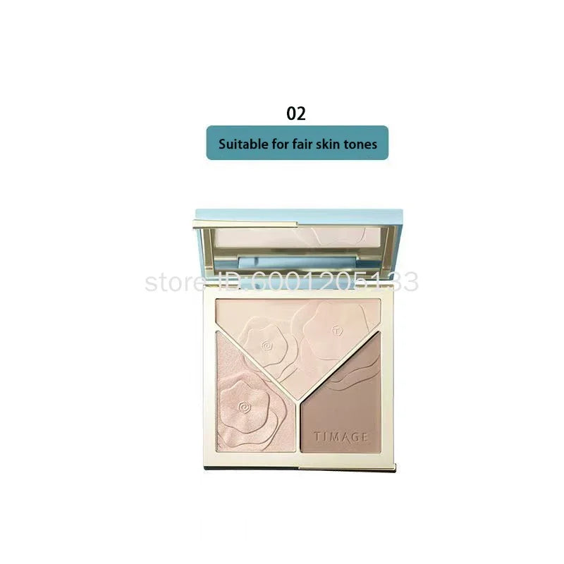 Three-Dimensional 3 in 1 Contouring Palette